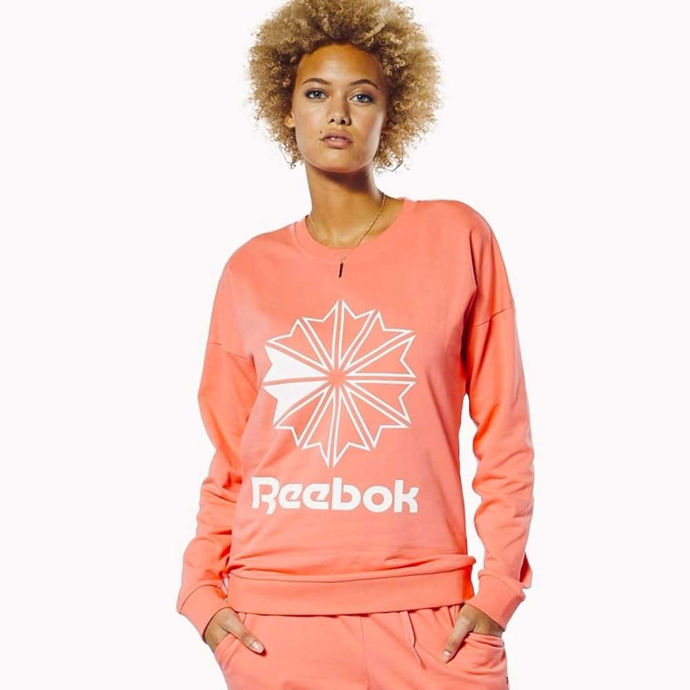 REEBOK || Women's Classics Big Logo Graphic Sweatshirt Size Small